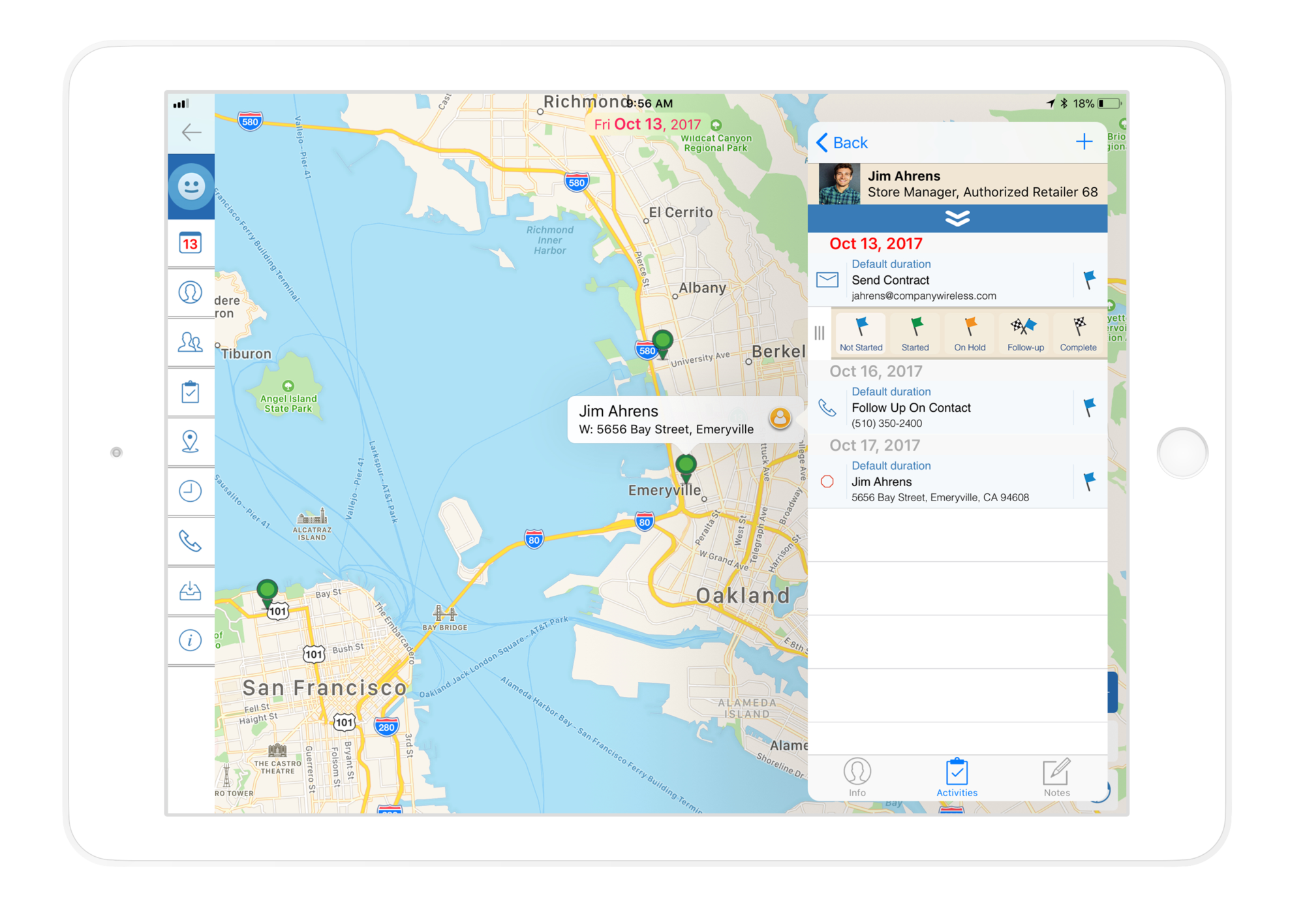 IPad-activity | Mapview (formerly Sales Navigator) - Route Planner And ...